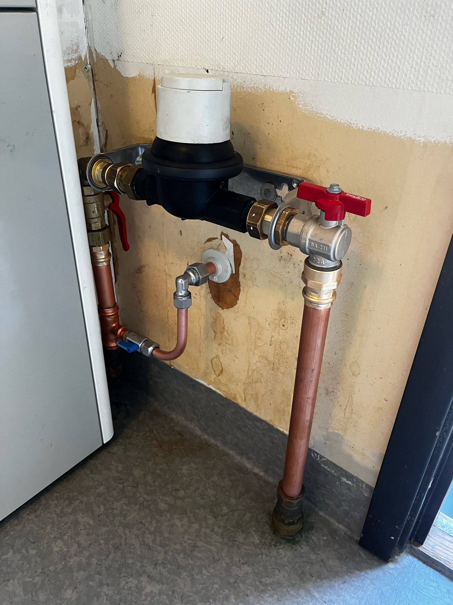 Färdig rörinstallation